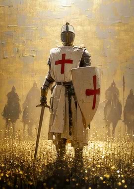 Knight in Golden Field