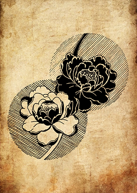 Vintage Floral Illustration