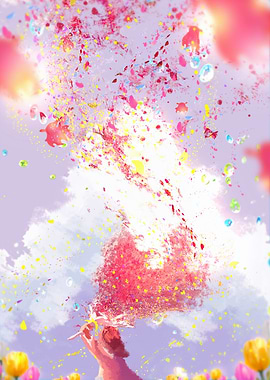 Explosion of Color and Flowers