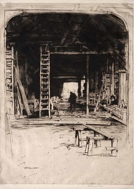 Construction Scene with Workers