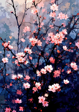 Cherry Blossoms in Bloom