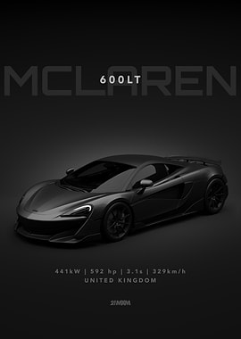 McLaren 600LT Dark Matte