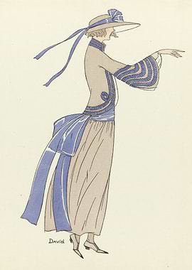Art Deco Fashion Illustration