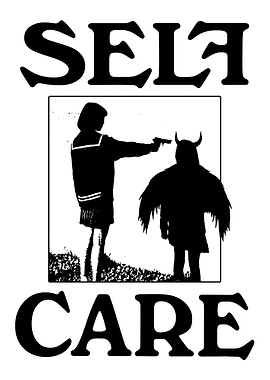 Self Care Text Art
