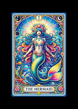 The Mermaid Tarot Card
