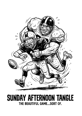 Football Players in Action