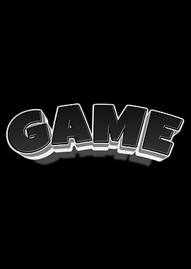 GAME 3D Text Art