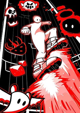 Downwell Character Game
