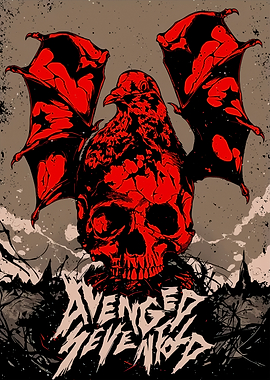 Avenged Sevenfold Skull Pigeon Art