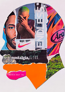 Frank Ocean Collage Portrait