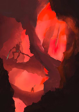 Fantasy Cave Encounter