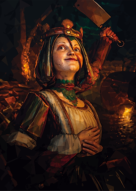 Bloody Queen with Cleaver