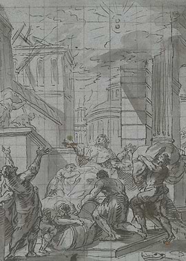 Allegorical Scene with Figures and Architecture