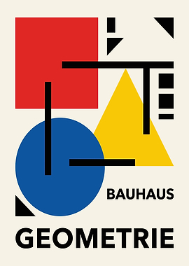 Bauhaus Geometrie Poster