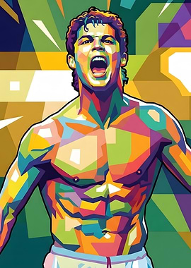 Cristiano Ronaldo Pop Art