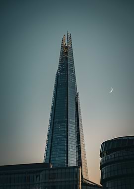 The Shard and Crescent Moon