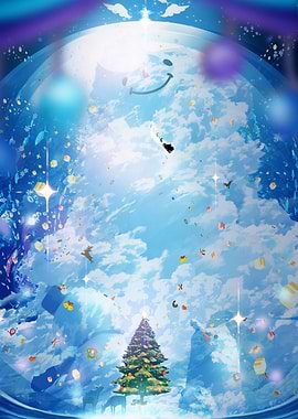 Magical Christmas Snow Globe