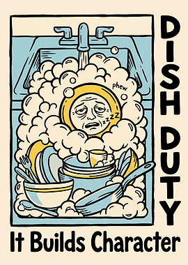 Dish Duty Builds Character