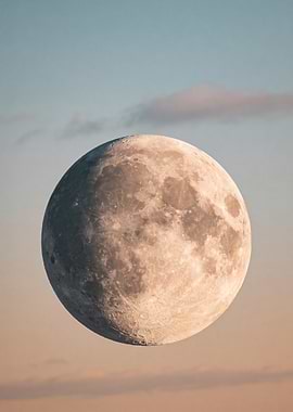Full Moon in a Cloudy Sky