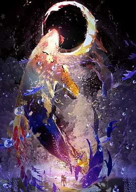 Whales and Celestial Eclipse