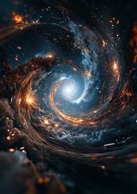 Cosmic Swirl Galaxy