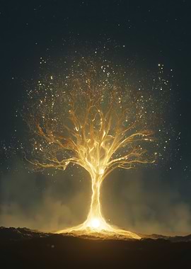 Glowing Fantasy Tree
