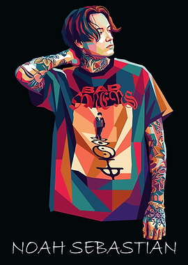 Noah Sebastian Pop Art Portrait