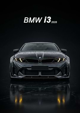 BMW i3 2026 Concept Car poster