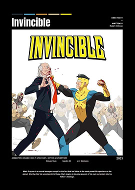 Invincible Comic Book Poster