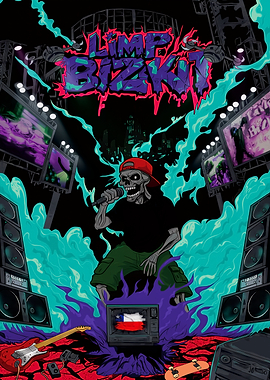 Limp Bizkit Skeleton Rapper Concert