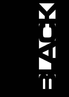 Black and White Text Art