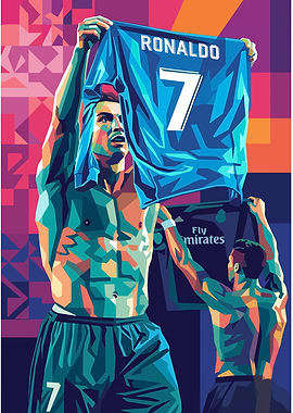 Cristiano Ronaldo Pop Art