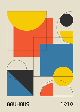 Bauhaus 1919 Geometric Abstract Art