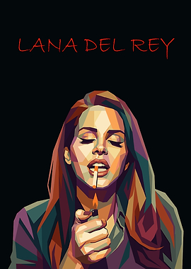 Lana Del Rey Smoking
