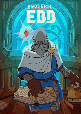 Knight Reading Esoteric Ebb Book