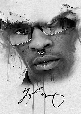 Young Thug Water Color Portrait