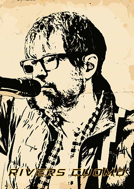 Rivers Cuomo Vintage Poster