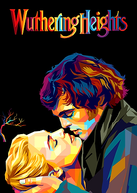 Wuthering Heights Pop Art Poster