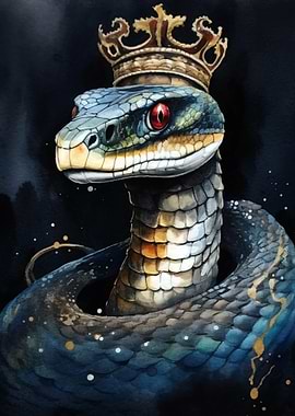 King Cobra with Crown