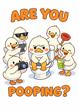 Ducks Asking 'Are You Pooping?'