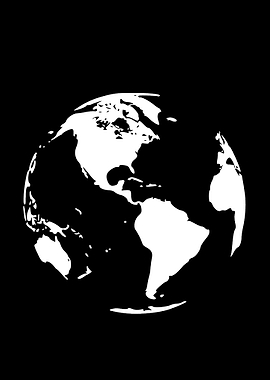 Stylized Globe of Earth