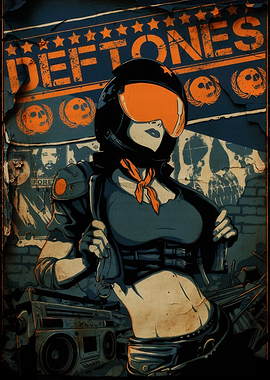 Deftones Band Poster