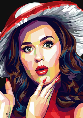 Pop Art Portrait of Katy Perry