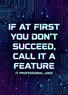 IT Professional Joke About Features