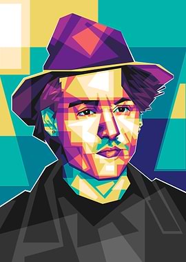 J depp pop art