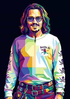 Johnny Depp Pop Art Portrait