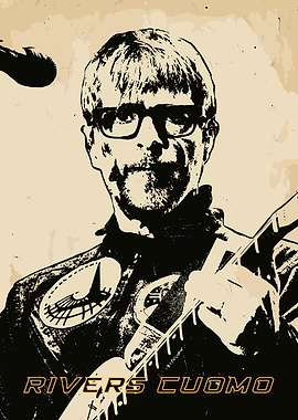 Rivers Cuomo Vintage Poster