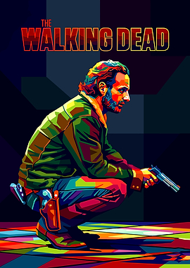 The Walking Dead Rick Grimes Pop Art
