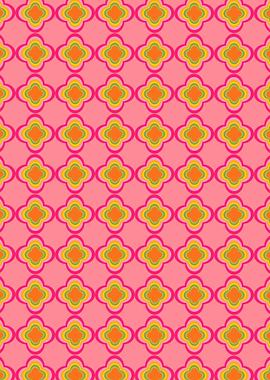 Retro Quatrefoil Pattern