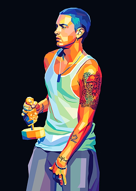 Eminem Pop Art Portrait